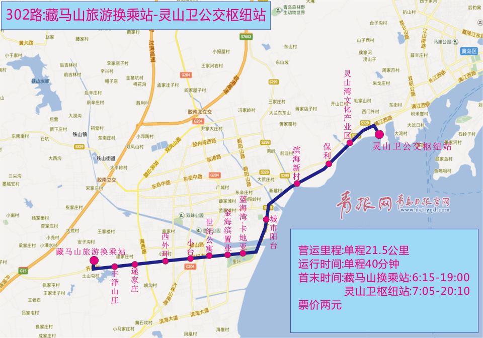西海岸新区东西快速路全段线路图,西海岸公交调整最新消息