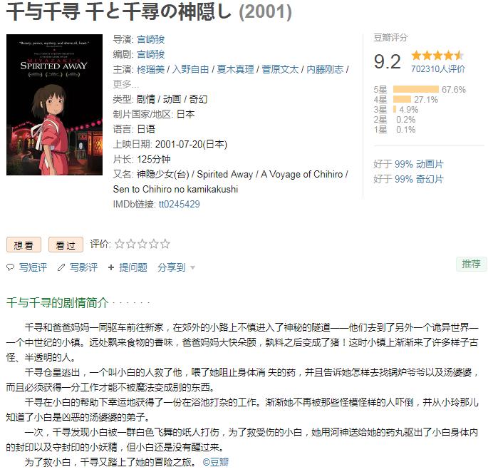 强烈推荐10部巨好看的动画电影,最好看的10部动画电影