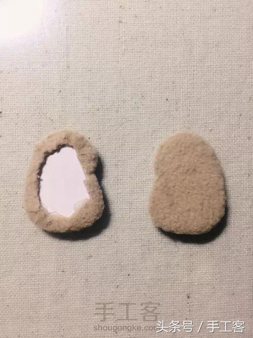 萌兔小手工制作,diy布艺趴趴兔