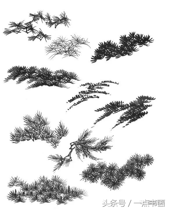 芥子园山水画技法10,芥子园国画山水画教学视频的画法