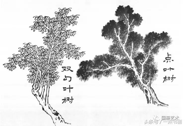 芥子园山水画技法10,芥子园国画山水画教学视频的画法