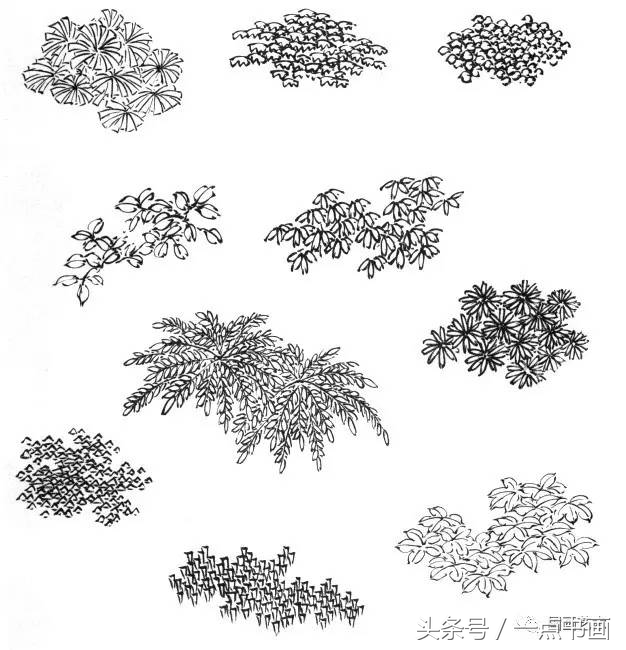 芥子园山水画技法10,芥子园国画山水画教学视频的画法