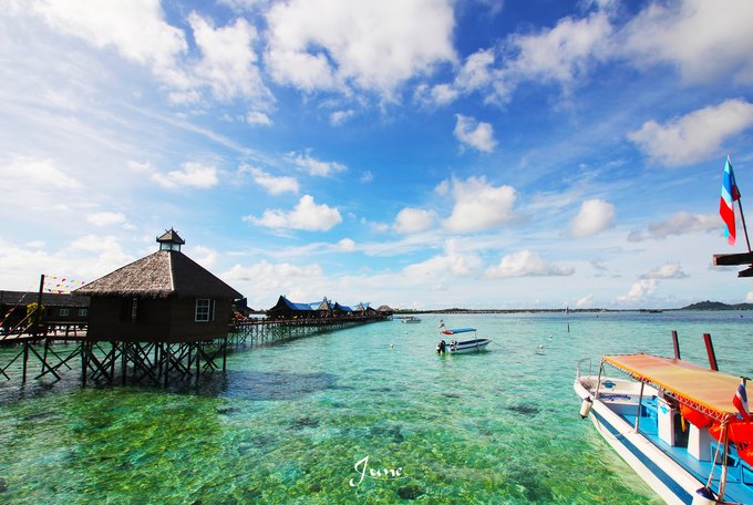 【一只熊的冒险】薄荷色夏日梦，马来西亚沙巴亚庇仙本那历险记——敦沙卡兰海洋公园（完）