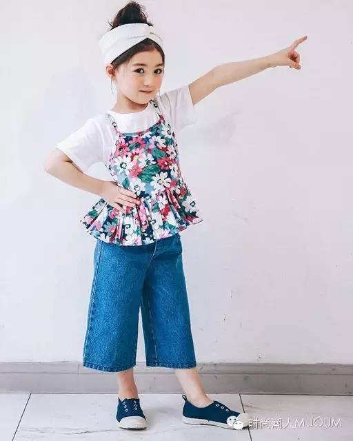 韩国小麻豆ellie春夏甜美童装搭配
