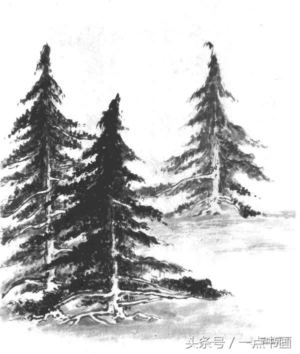 芥子园山水画技法10,芥子园国画山水画教学视频的画法