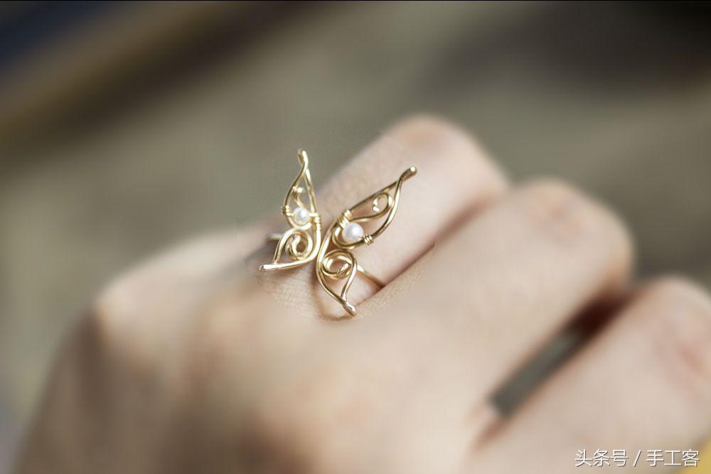 绕线戒指简单好看,手工绕线宝石戒指教程