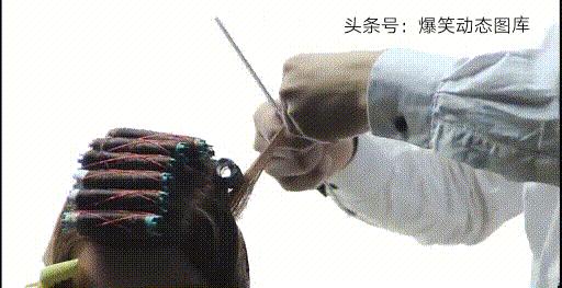 美发烫发各种卷杠手法,美发师烫发教学