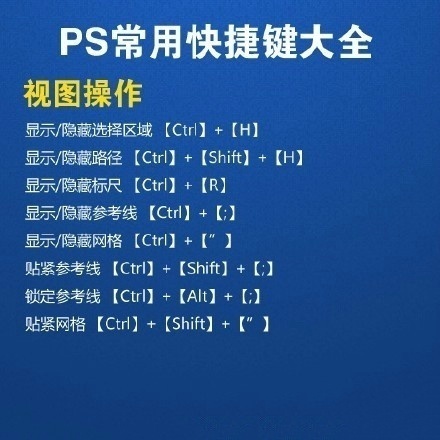 熟记ps常用快捷键做高效设计师,photoshop最常用快捷键大全