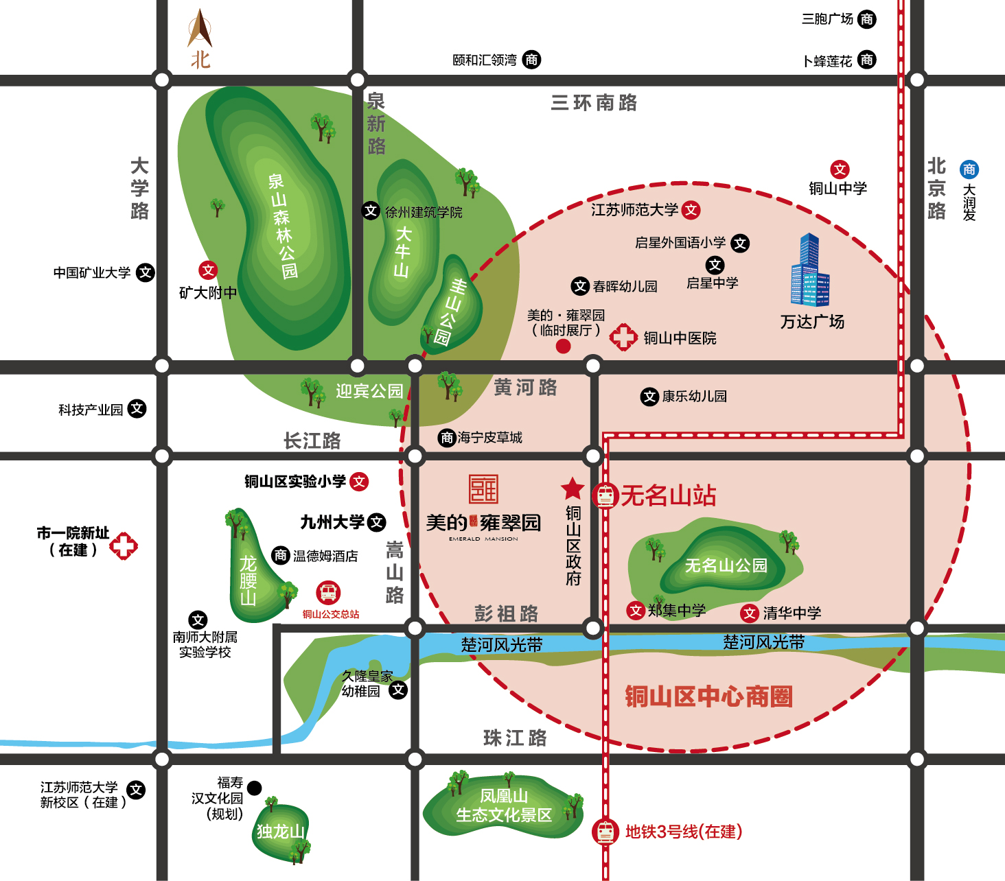 徐州美的风华园二期具体位置,美的风华