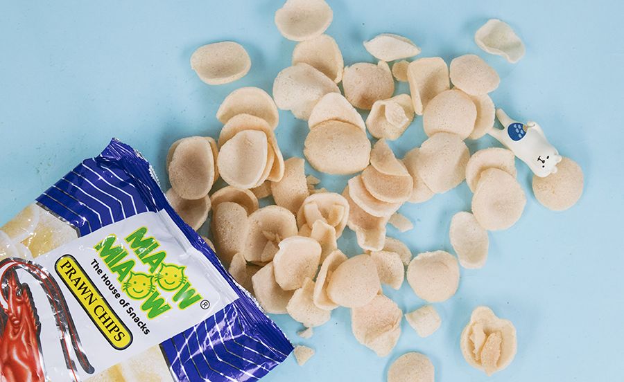 东南亚最好吃的虾片牌子,新加坡餐厅里的虾片