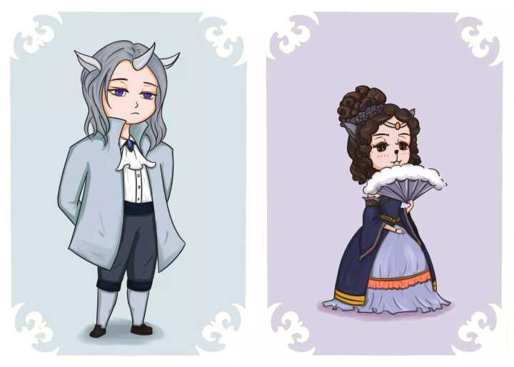 q版婚礼logo头像设计,插画头像手绘婚礼