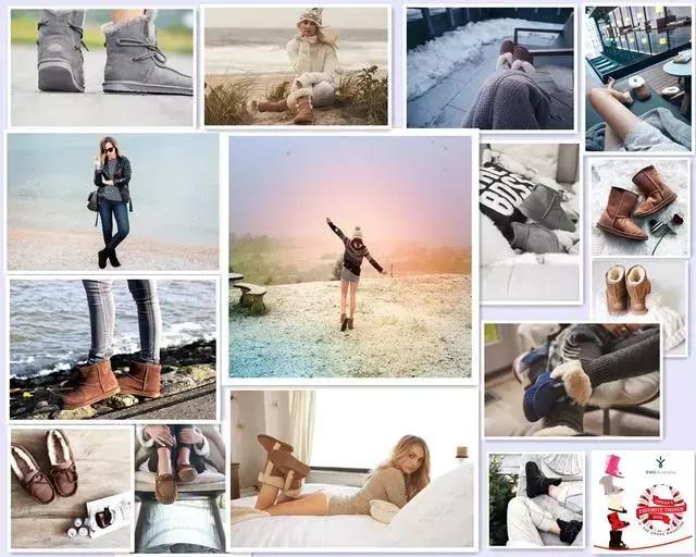 周冬雨雪地靴怎么搭配裤子,谁说雪地靴不好搭配