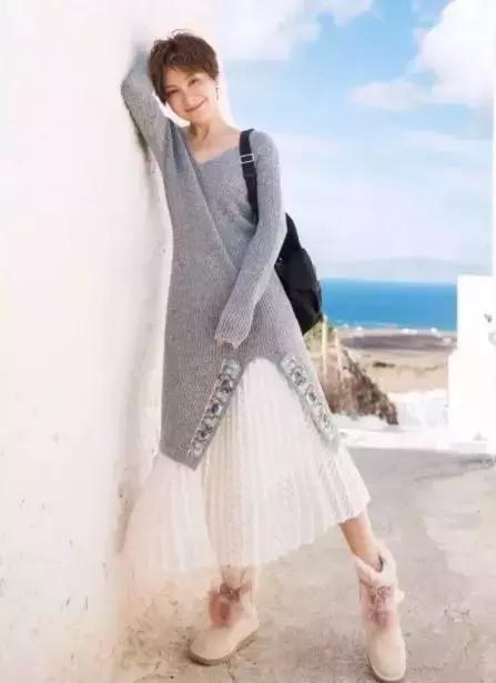 周冬雨雪地靴怎么搭配裤子,谁说雪地靴不好搭配