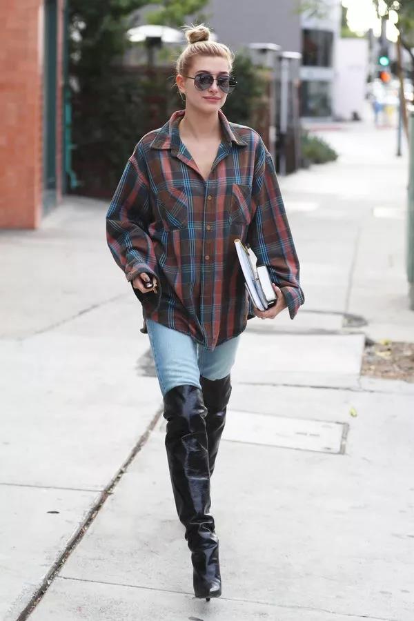 过膝靴才是最好的单品,过膝靴好看还是不过膝好看