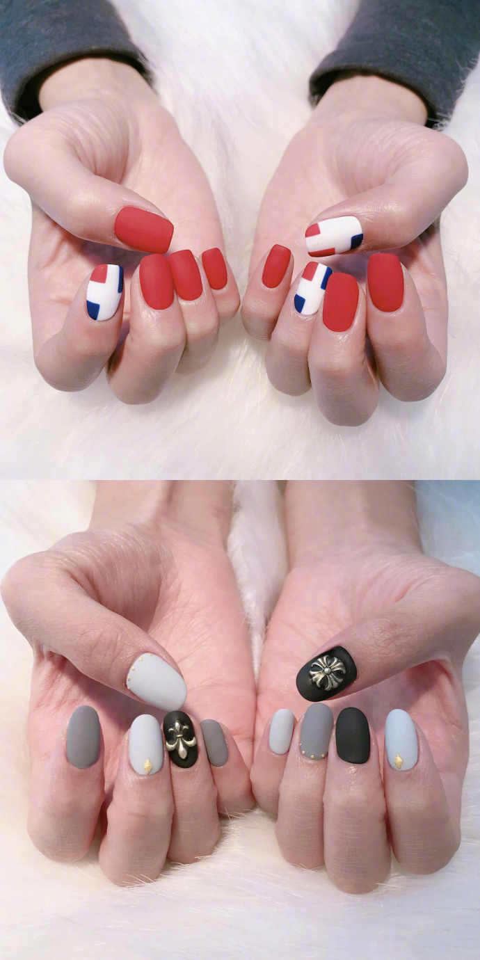 超好看的少女系美甲,适合直女的美甲