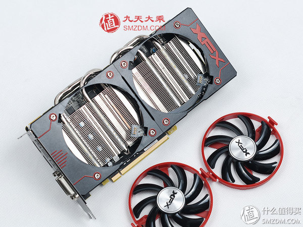 讯景rx5804g黑狼显卡,讯景r9370x4g显卡尺寸