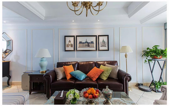 唐山法式装修风格效果图,唐山现代简美式装修风格实景案例