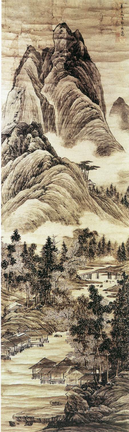 清代山水画图片大全曝光,清代山水画真迹图片
