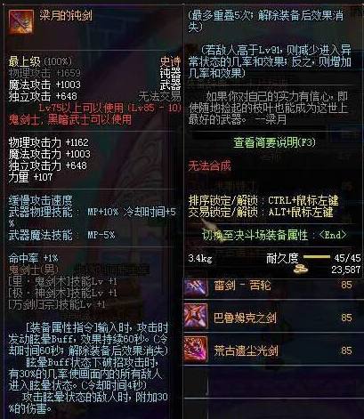 梁月的钝剑帕拉丁可以用吗,dnf年套剑神梁月和艾泽拉选哪个