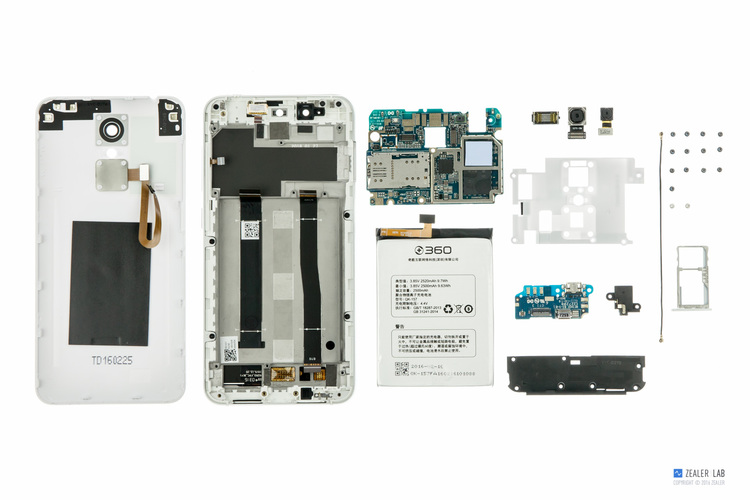 拆解360拇指相机,360f4手机