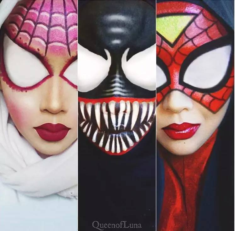 姑娘你把自己化成这样可以直接去迪斯尼上班了