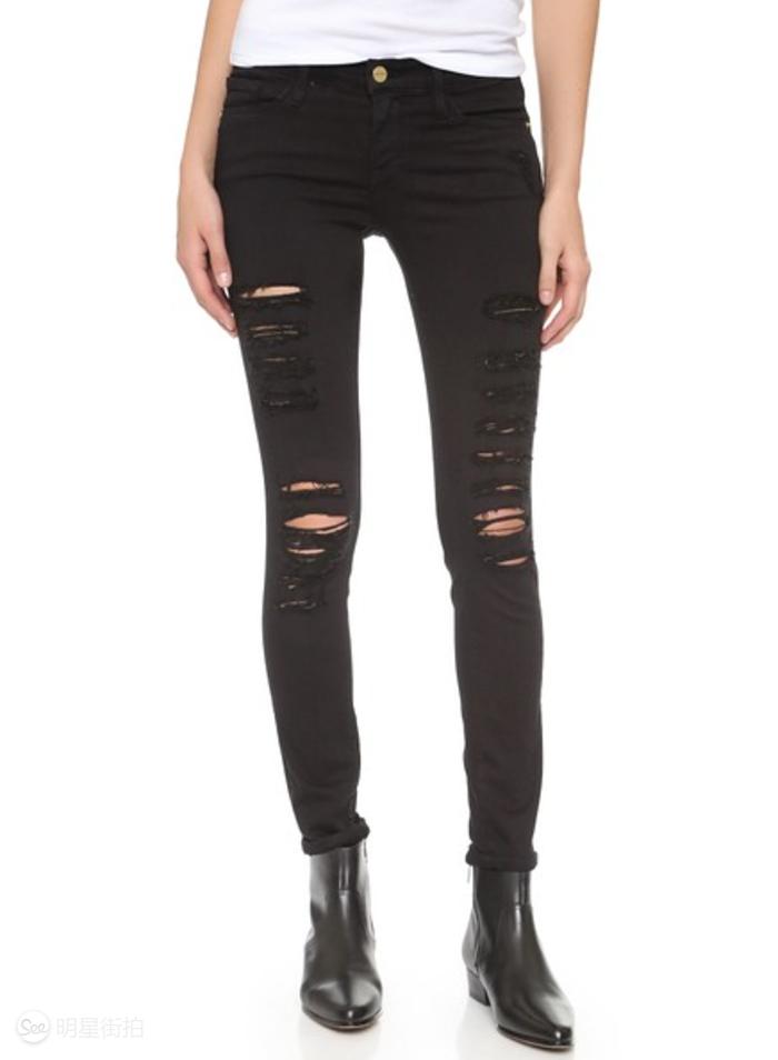 郑秀晶同款牛仔衬衫,郑秀晶蓝色衣服牛仔裤