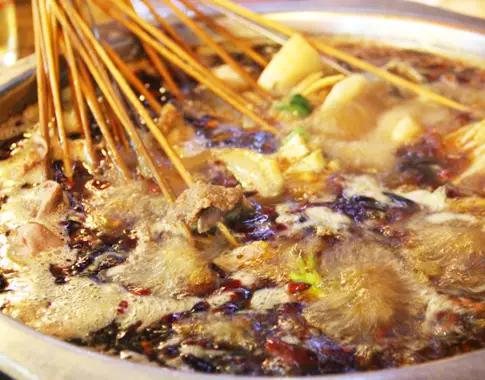 西安最好吃的冷热串串,西安人气最旺的冷锅串串