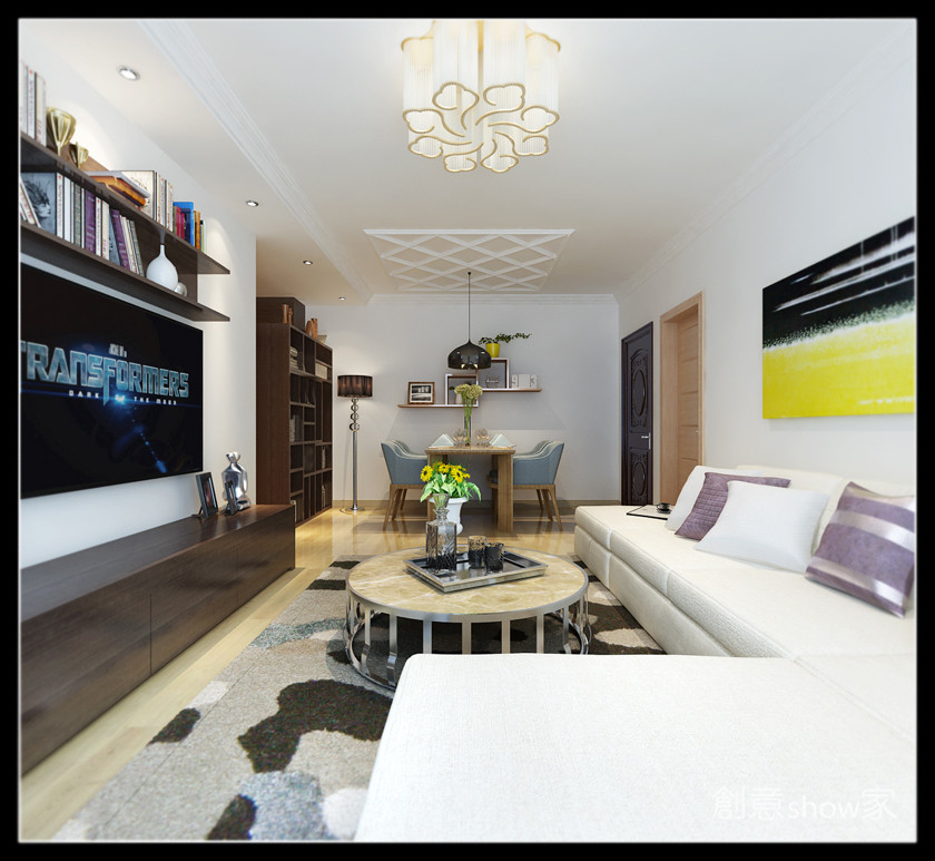 爱读书的家庭怎么装修,宜家复古风样板间