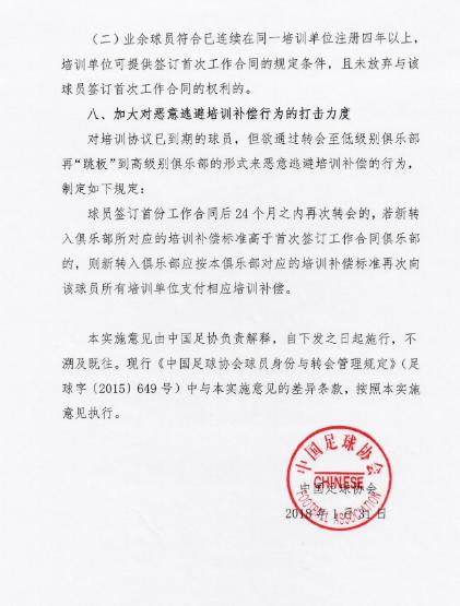 中国足协再次补招球员集训小将,中国足协重拳出击