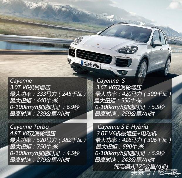 保时捷卡宴cayennes,卡宴混动价格