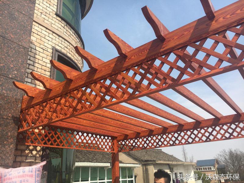 阳台多层花架轻奢风格,阳台精致葡萄架