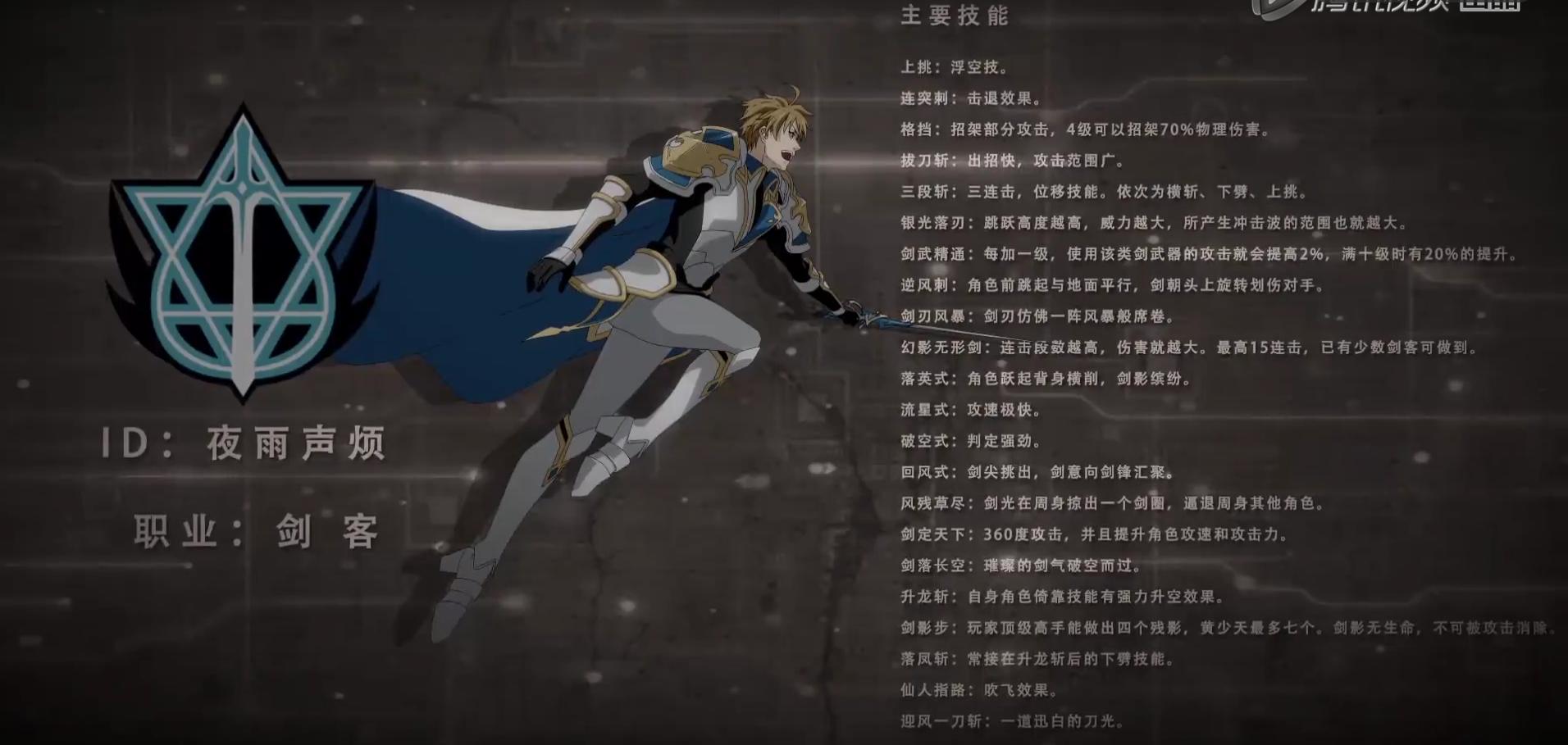 全职高手第一季人物角色,全职高手里面的职业有哪些