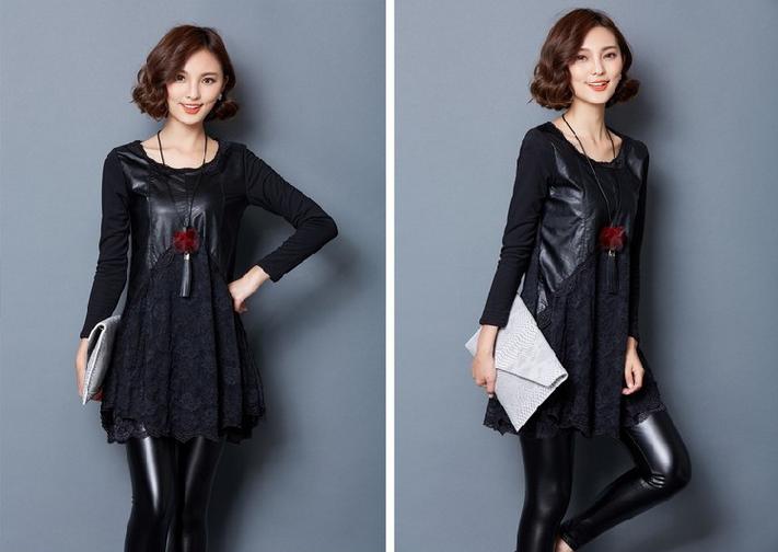 2015新款打底蕾丝长袖,今年最爆款加绒蕾丝打底