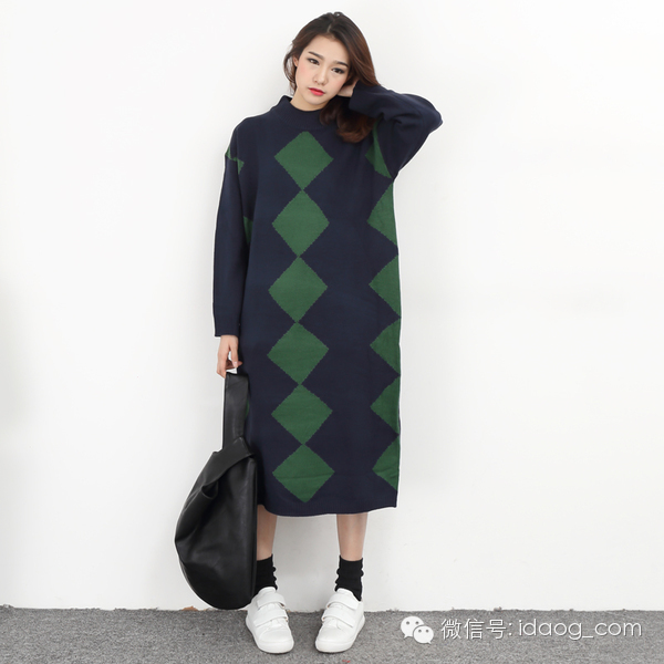 长款气质通勤毛衣,毛衣怎么搭配才有气场