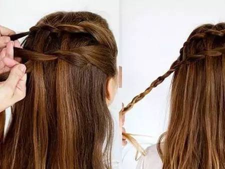 编发三股辫慢动作,编发最简单的三股