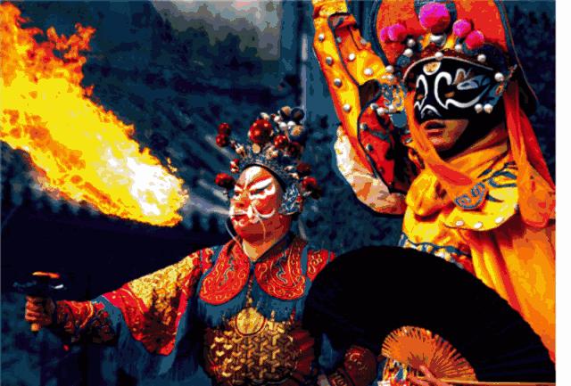 驻马店的打铁花表演时间,赏花灯表演