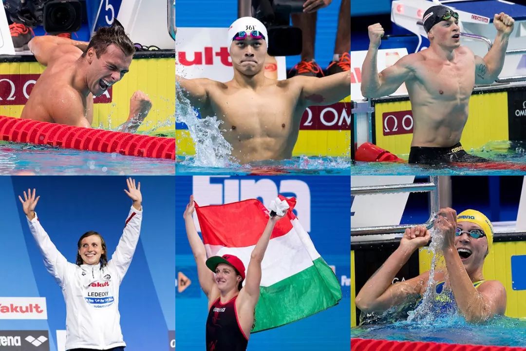 中国游泳十大夺冠瞬间,2017游泳冠军