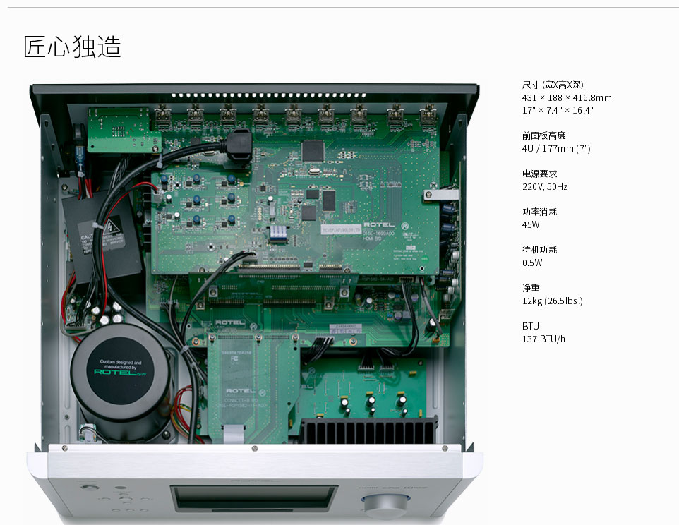先看电影再吃鸡！英国路遥RotelRSP-1576家庭影院功放试用