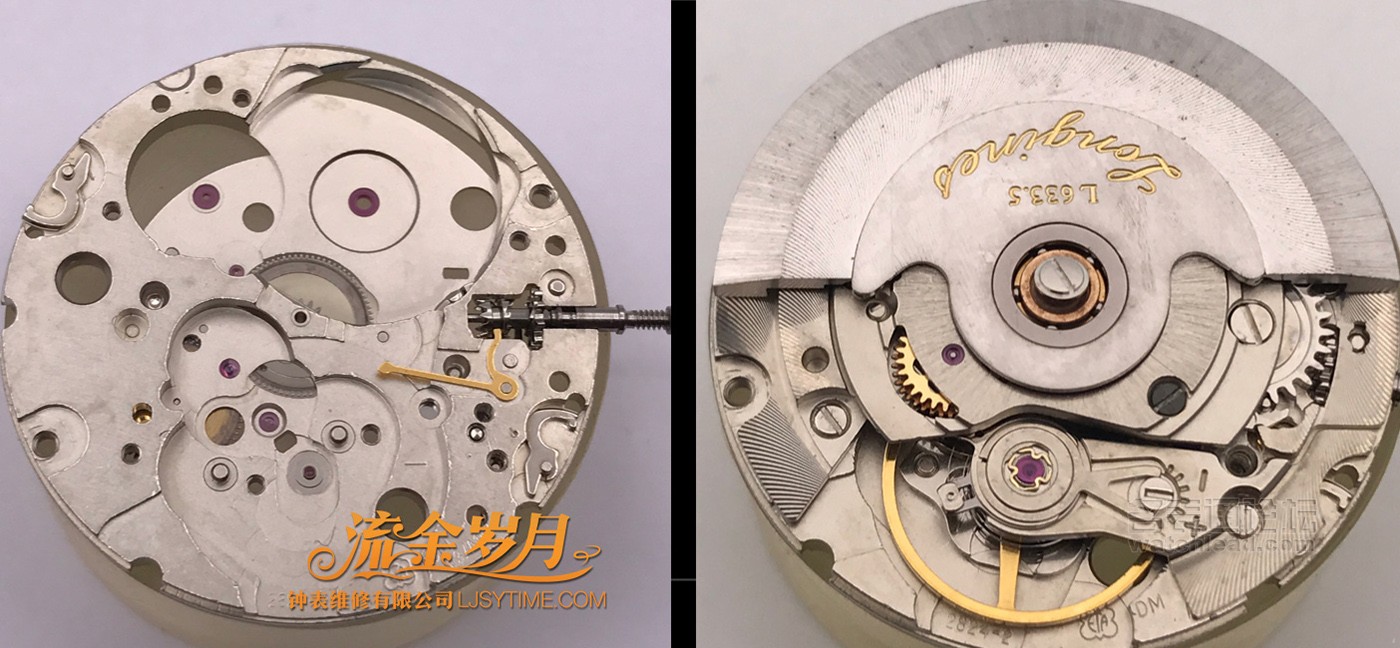 浪琴表如何保养和维修,修表教程浪琴八针月相