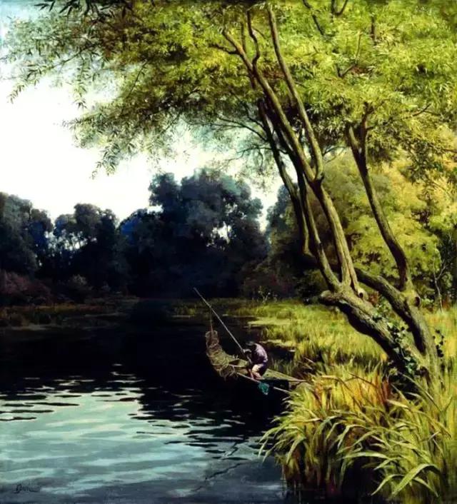 意象油画名家作品,当代中国油画名家写生风景