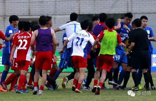 打架比香港洪兴还猛！武汉宏兴大战江苏苏宁