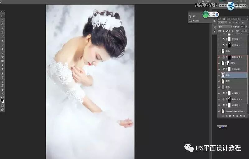 婚纱照ps后期注意事项,婚纱照ps背景虚化怎么修