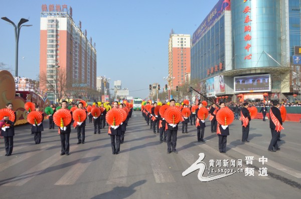 2019年太谷县元宵节民间社火展演,太谷县元宵社火展演