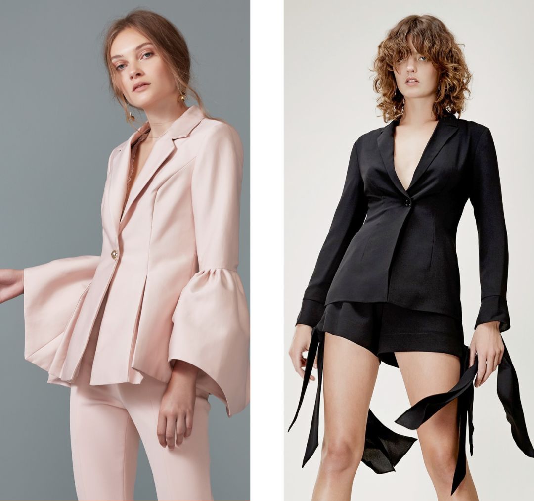 金南珠露背装,金南珠穿西装