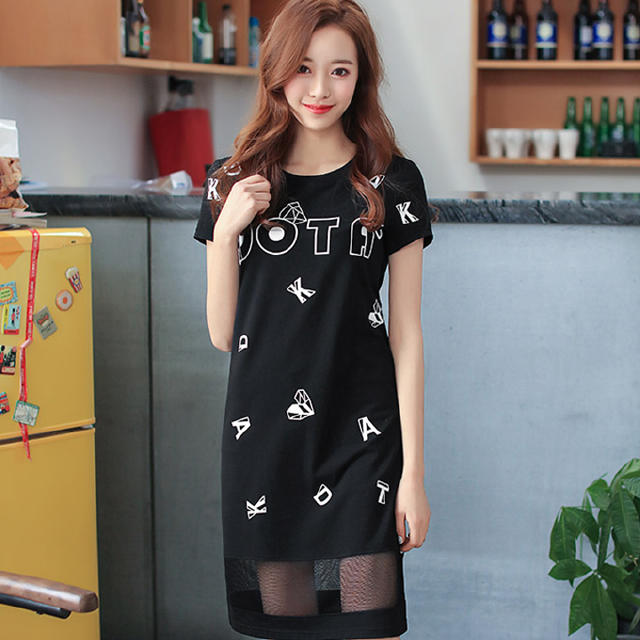 连衣裙要漂亮一点,宽松修身连衣裙