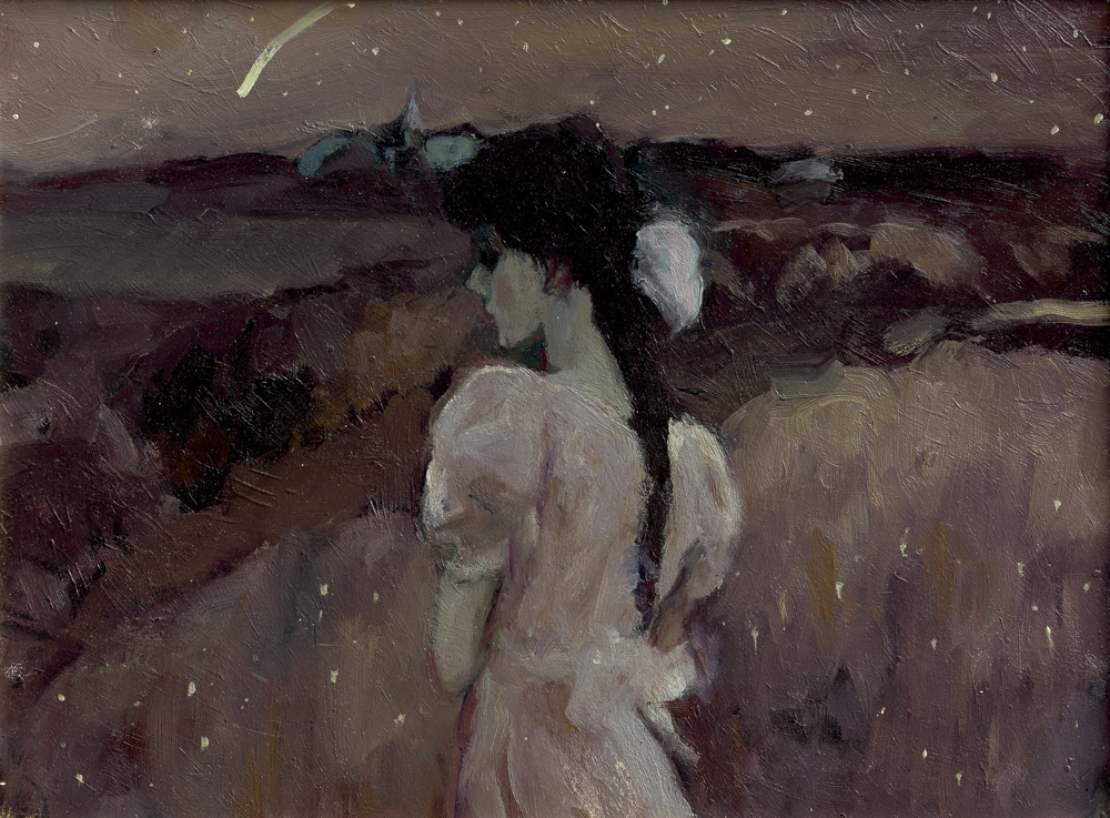 何多苓——连环画《带阁楼的房子》