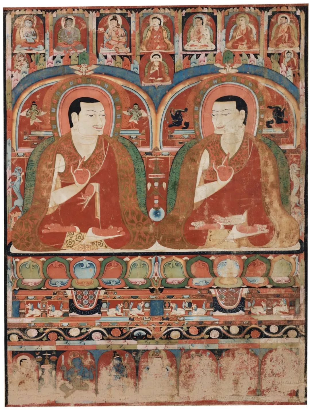 佛教艺术之旅系列唐卡篇,藏传佛教艺术唐卡赏析