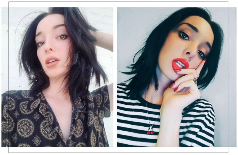 爆红网络靠一头绿发？让80万人沦陷的绝世美颜，竟是靠化妆台上的