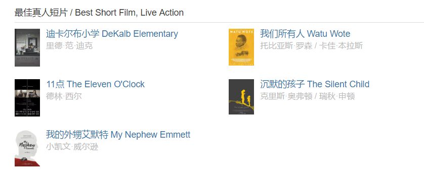 第90届奥斯卡获奖电影,第90届奥斯卡完整获奖名单