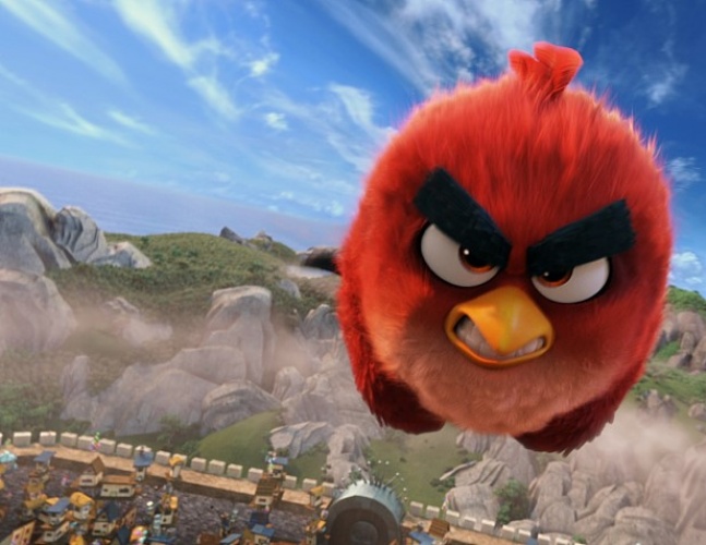 愤怒的小鸟海报手绘,愤怒的小鸟宣传海报